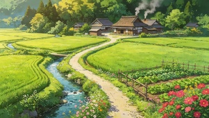 治愈乡村小路