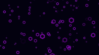 闪烁六边形-紫色(双端)