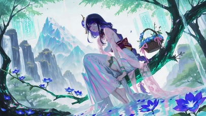 幽溪蓝花雷电将军
