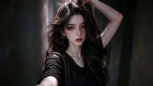 冷艳禁欲系氛围少女4K