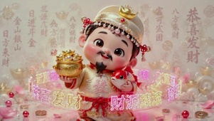 财神，恭喜发财，财源滚滚
