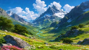 远处的青山 护眼