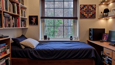 【雨景】雨中的单身宿舍