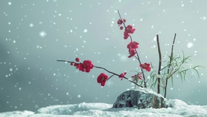 雪中红梅