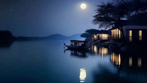 唯美治愈江南夜景