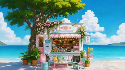 海边小商店