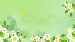 唯美治愈茉莉花