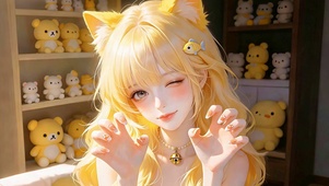 甜系猫系女孩