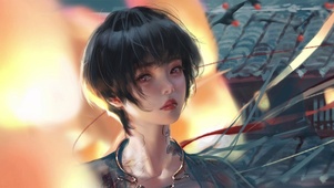 短发冷酷萝莉女孩