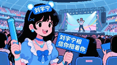 演唱会可爱女孩