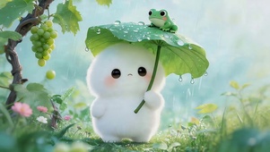可爱的小白