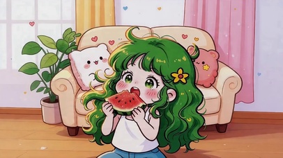 西瓜小女孩