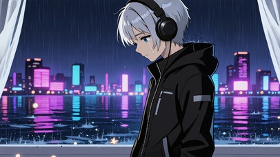 雨夜听心丨宽屏