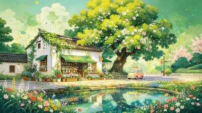 治愈春天乡村