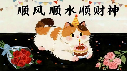 顺风顺水顺财神