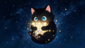 可爱星星猫咪