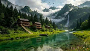 护眼山川