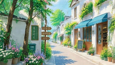 小清新小镇