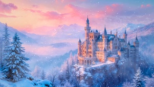 雪天城堡