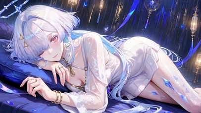 白毛少女-good莫宁