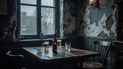 【雨景】陈旧的小酒馆