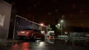 雨中跑车