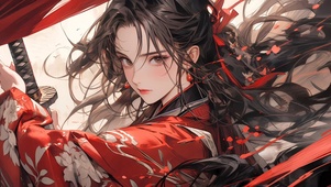 古风新娘 红色