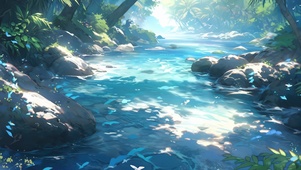 山涧