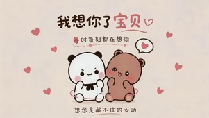 想你了宝贝