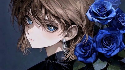 短发女孩灰原哀