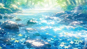 林间小溪