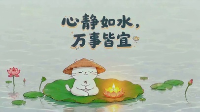 心静如水，万事皆宜