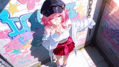 涂鸦少女