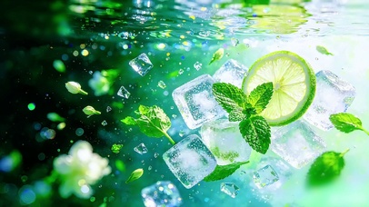 夏日冰镇青柠