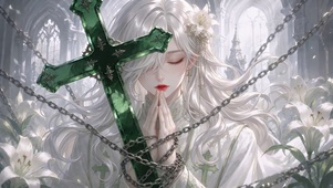 祈祷的少女