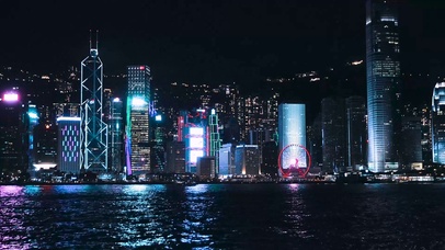 4K香港维多利亚港