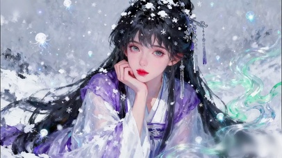 雪绒古风少女