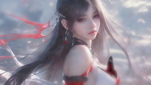 唯美梦幻古风美女