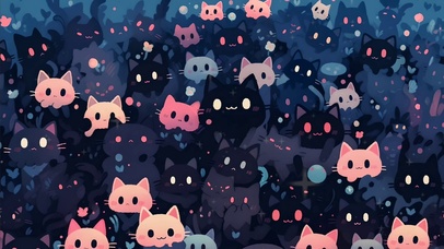 满屏猫咪