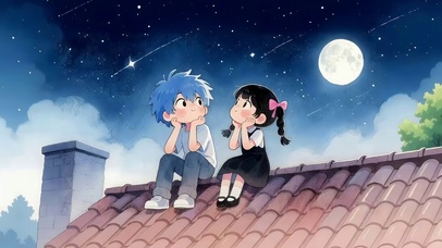 和好朋友看星星