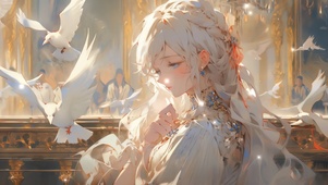 白发少女
