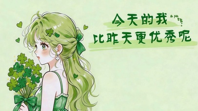 今天超优秀 励志少女