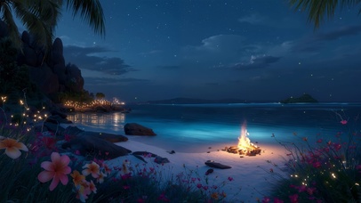 海边夜空