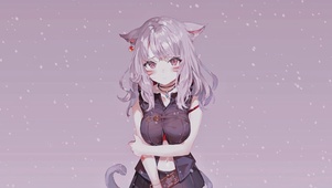 4k雪中猫娘