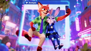 赛博城的约会留念