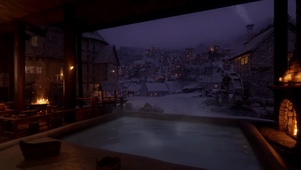 小镇风雪夜
