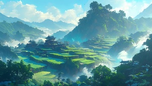 静谧山中古建