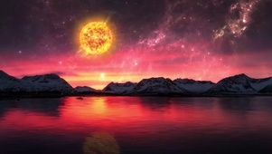 火烧云星空