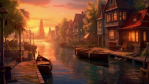 唯美风景 黄昏