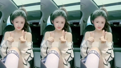 甜美可爱小美女乖巧治愈楚楚可人